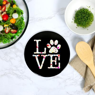 Show full view: Pavilion Ceramic Love Trivet, 7.75-in slide 2 of 3