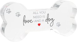 Pavilion Love & a Dog Acrylic Plaque, 5.5-in