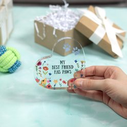 Pavilion My Best Friend Has Paws Heart Plaque, 3.5-in slide 2 of 3