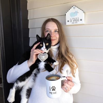 Show full view: Pavilion My Cat/My Human Coffee Mug & Cat Toy Set slide 2 of 3