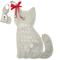 Show in main carousel: Pavilion Christmas Cat Shaped Cat Stocking with Mini Ornament, 15-in slide 1 of 3