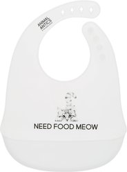 Pavilion Need Food Meow Silicone Bib