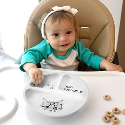 Show full view: Pavilion Need Food Meow Silicone Suction Plate slide 2 of 3