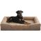 Show in main carousel: JOEJOY Orthopedic Waterproof, Egg-Crate Memory Foam Puppy, Dog & Cat Couch Bed with Washable Removable Cover, Brown, XX-Large: 48 x 35 x 8-in slide 1 of 8