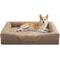Show in main carousel: JOEJOY Orthopedic Waterproof, Egg-Crate Memory Foam Puppy, Dog & Cat Couch Bed with Washable Removable Cover, Brown, Medium: 28 x 23 x 7-in slide 1 of 8