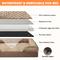 Show in main carousel: JOEJOY Orthopedic Waterproof, Egg-Crate Foam Puppy, Dog & Cat Couch Bed with Washable Removable Cover, Brown, Medium: 28 x 23 x 7-in slide 4 of 9
