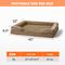 Show in main carousel: JOEJOY Orthopedic Waterproof, Egg-Crate Foam Puppy, Dog & Cat Couch Bed with Washable Removable Cover, Brown, X-Large: 42 x 32 x 7-in slide 8 of 9