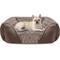 Show in main carousel: JOEJOY Rectangle Washable Orthopedic Soft Calming Furniture Style Sofa Puppy, Dog & Cat Bed with Anti-Slip Bottom, Beige, Medium: 25 x 21 x 8-in slide 1 of 8