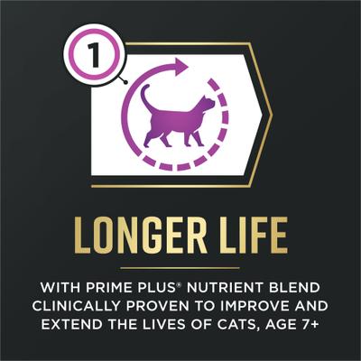 Show full view: Purina Pro Plan AdvantEDGE Senior Support Plus Adult 7+ Chicken & Rice Formula Dry Cat Food, 12-lb bag slide 4 of 9