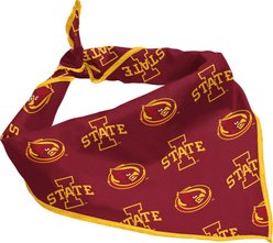 ShopInstaPets Iowa State Cyclones Dog Bandana, Red, Large