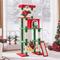 Show in main carousel: Yaheetech Multi-Level 63-in Plush Cat Tree, Red/Green slide 1 of 8