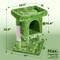 Show in main carousel: Yaheetech 2-Level 23.5-in Plush Cat Tree & Condo, Green slide 3 of 7