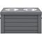 Show in main carousel: New Age Pet ECOFLEX Piedmont Raised Dog Bowl Feeder, Grey, 6-cup slide 5 of 10