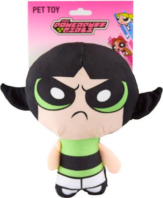 Show full view: Buckle-Down Powerpuff Girls Buttercup Full Body Pose Squeaky Plush Dog Toy, Green, 8.5 x 8-in slide 3 of 3