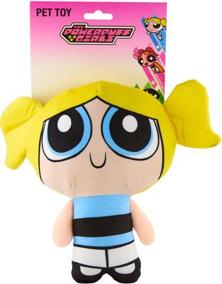 Show full view: Buckle-Down Powerpuff Girls Bubbles Full Body Pose Squeaky Plush Dog Toy, Blue, 9 x 8-in slide 4 of 4