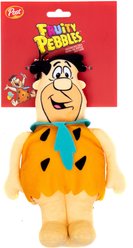 Buckle-Down Cocoa Pebbles The Flintstones Fred Full Body Pose Squeaky Plush Dog Toy, Orange, 8.75 x 5.5-in slide 2 of 5