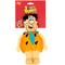 Show in main carousel: Buckle-Down Cocoa Pebbles The Flintstones Fred Full Body Pose Squeaky Plush Dog Toy, Orange, 8.75 x 5.5-in slide 4 of 5