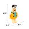 Show in main carousel: Buckle-Down Cocoa Pebbles The Flintstones Fred Full Body Pose Squeaky Plush Dog Toy, Orange, 8.75 x 5.5-in slide 5 of 5