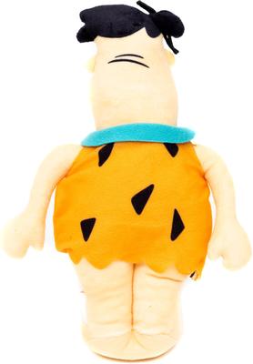 Show full view: Buckle-Down Cocoa Pebbles The Flintstones Fred Full Body Pose Squeaky Plush Dog Toy, Orange, 8.75 x 5.5-in slide 3 of 5