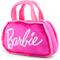 Show in main carousel: Buckle-Down Mattel Barbie Silhouette & Autograph Script Handbag Replica Squeaky Plush Dog Toy, Pink, 8.5 x 7.5-in slide 4 of 6