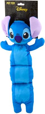 Show full view: Buckle-Down Disney Lilo & Stitch Stitch Multi Squeaker Arms Up Pose Squeaky Plush Dog Toy, Blue, 8 x 17-in slide 3 of 3