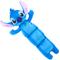 Show in main carousel: Buckle-Down Disney Lilo & Stitch Stitch Multi Squeaker Arms Up Pose Squeaky Plush Dog Toy, Blue, 8 x 17-in slide 1 of 3