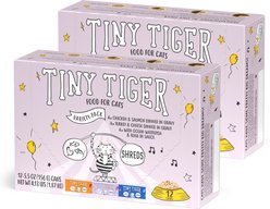 Tiny Tiger Savory Shreds In Gravy Variety Pack Canned Cat Food, 5.5-oz can, bundle of 24 
