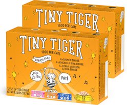 Tiny Tiger Classic Pate Variety Pack Canned Cat Food, 5.5-oz can, bundle of 24 