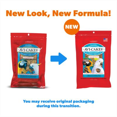 Show full view: Lafeber Classic Avi-Cakes Macaw & Cockatoo Food, 1-lb bag slide 2 of 9