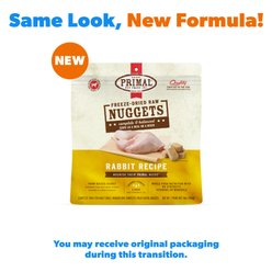 Primal Rabbit Formula Nuggets Grain-Free Raw Freeze-Dried Dog Food, 14-oz slide 2 of 5