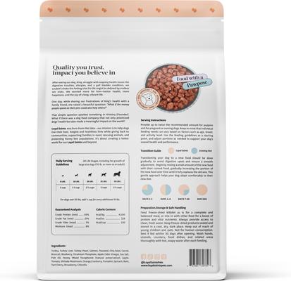 Show full view: Loyal Saints Turkey with Salmon Grain-Free Adult Freeze-Dried Dog Food, 14-oz bag slide 7 of 9