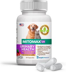 MitoMax UH Urinary Health Probiotics Capsule Supplement for Dogs & Cats, 30 count slide 1 of 4
