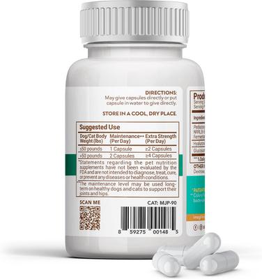 Show full view: MitoMax JH Hip & Joint Health Capsule Supplement for Dogs, 90 count slide 3 of 5