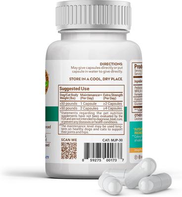 Show full view: MitoMax JH Hip & Joint Health Capsule Supplement for Dogs, 30 count slide 3 of 5