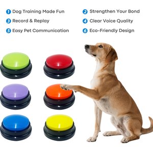 Shele 6 Recordable Voice Button Set Game Dog & Cat Toy