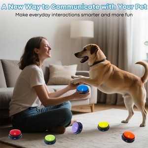 Shele 6 Recordable Voice Button Set Game Dog & Cat Toy