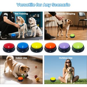 Shele 6 Recordable Voice Button Set Game Dog & Cat Toy