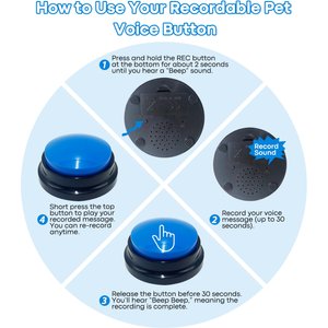 Shele 6 Recordable Voice Button Set Game Dog & Cat Toy