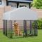 Show in main carousel: WARCAT Outdoor UV-Resistant & Waterproof Roof Covering Wire Dog Cage, Black, Small slide 2 of 7