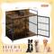 Show in main carousel: WARCAT Heavy Duty Indoor Single Front Door Fruniture Style Dog Crate, Brown, Large slide 4 of 8