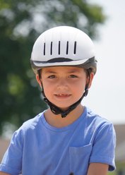 IRH EQUI-LITE Dial Fit System Helmet, White, Small: 6 1/2 to 6 3/4 slide 2 of 3