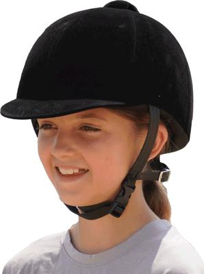 Show full view: IRH Medalist Hunt Cap Style Riding Helmet, Black, 6 1/2 slide 2 of 6