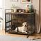 Show in main carousel: WARCAT Heavy Duty Indoor Single Front Door Fruniture Style Dog Crate, Brown, Large slide 7 of 8