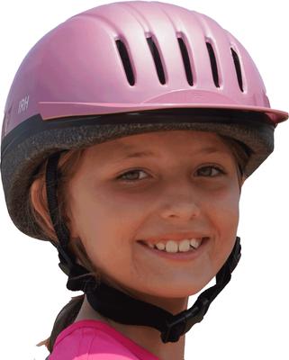 Show full view: IRH EQUI-LITE Dial Fit System Helmet, Sunset Pink, Small: 6 1/2 to 6 3/4 slide 2 of 2
