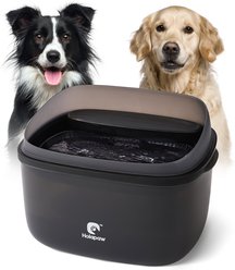 HOLAPAW Dog Water Fountain, Black, 8-l