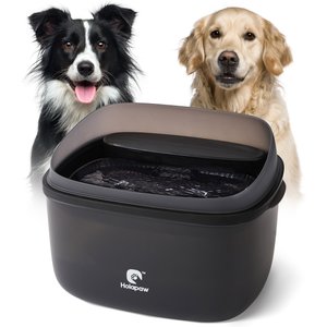 HOLAPAW Dog Water Fountain, Black, 8-l