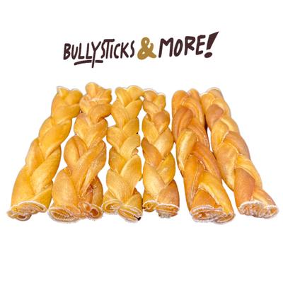 Show full view: Bullysticks And More! 6-in Beef Collagen Braided Dog Treats, 6 count slide 3 of 8