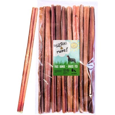 Bullysticks And More! Bullysticks And More! 12-in Bully Sticks Dog Treats, Regular Size, 6 count
