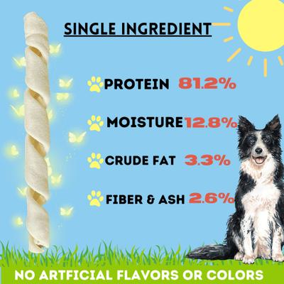 Show full view: Bullysticks And More! 10 to 12-in Beef Cheek Springs Dog Treats, 4 count slide 7 of 8