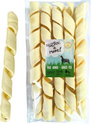 Bullysticks And More! 10 to 12-in Beef Cheek Springs Dog Treats, 4 count